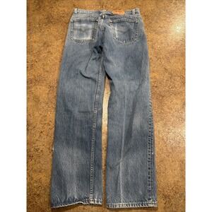 Vintage Levi's 501xx Made In USA 34x34 (fits 30x29) Blue Distressed Men's